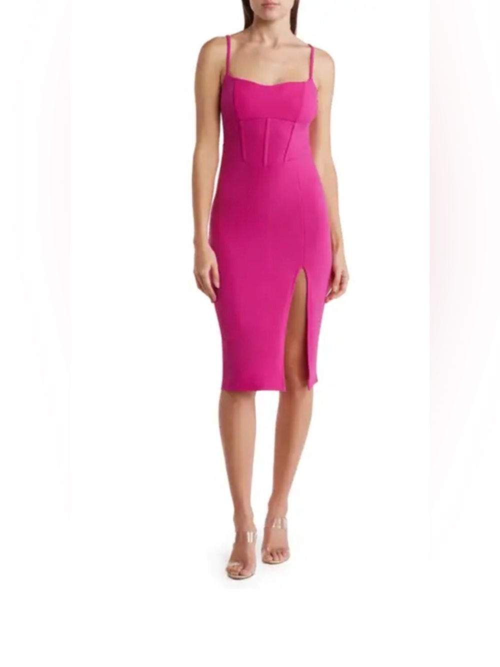 KENEDIK Corset Dress, Large, MAGENTA
Item #7484378